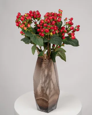 Flowers with vase Berry Bliss