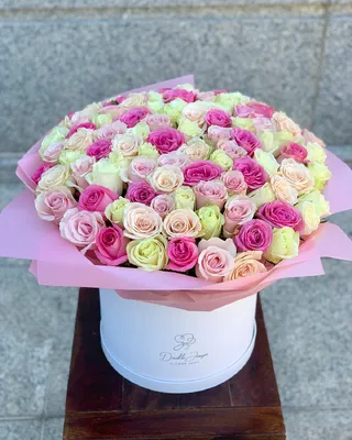 Rose Box arrangement Loving Vows delivery in Dubai