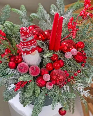 Christmas box arrangement Jingle Joy