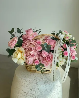 Basket arrangement Botanical Bliss delivery in Dubai