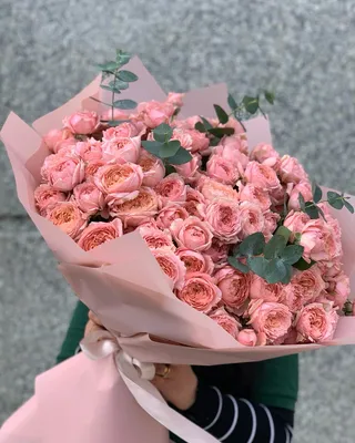 Monobouquet of Julietta spray roses Pinkie