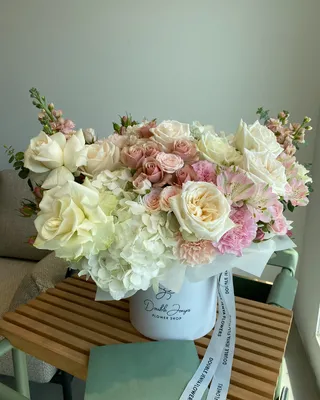 Flower box arrangement Citrine