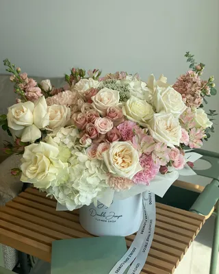 Flower box arrangement Citrine