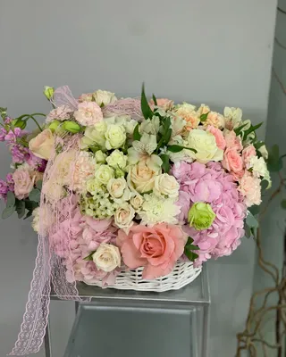 Корзиночная композиция Медовый лепесток