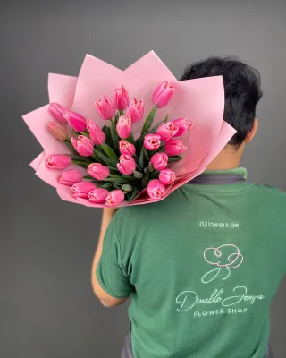 Monobouquet of tulips Spring Fable