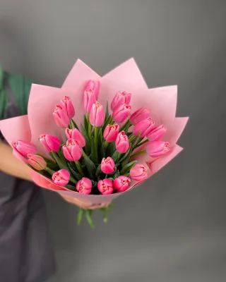 Monobouquet of tulips Spring Fable