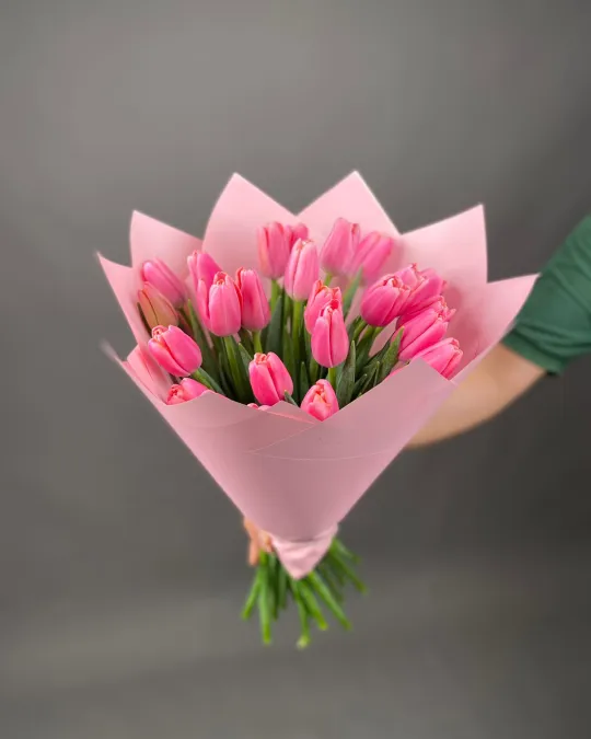 Monobouquet of tulips Spring Fable