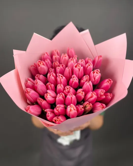 Monobouquet of tulips Dewy Dawn