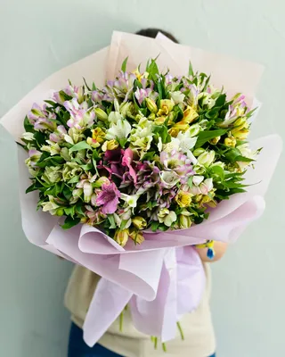 Monobouquets Alstroemeria grand mix