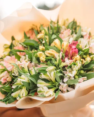 Monobouquets Alstroemeria grand mix