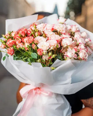 Монобукет Spray rose mix