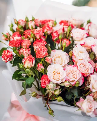 Монобукет Spray rose mix