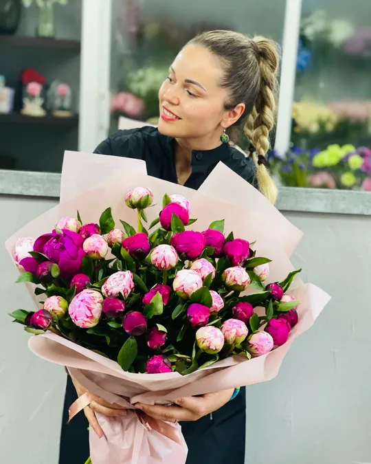 Букет пионов Peony mix