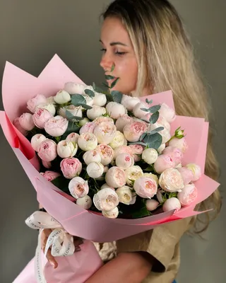 Монобукет of peony rose Mansfield