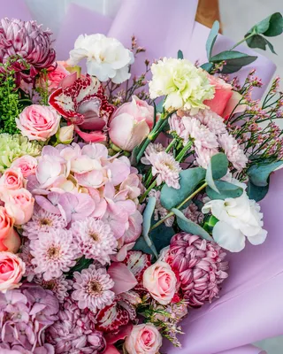 باقة توقيع أفكار بنفسجية