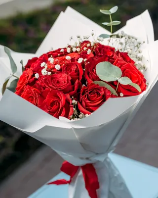 Rose bouquet Flame delivery in Dubai