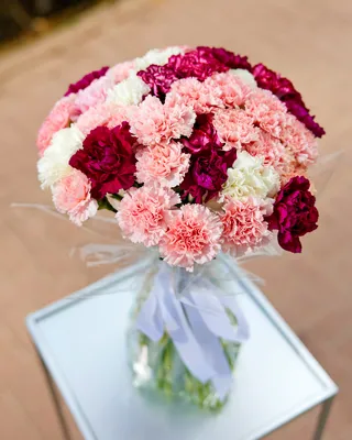 Монобукет Mono carnation доставка в Дубае