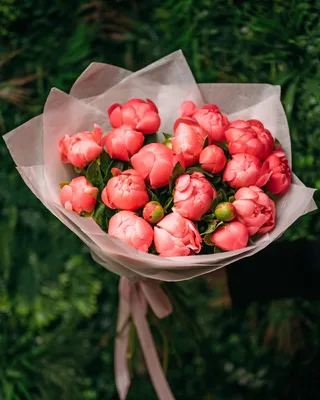 Peony bouquet Coral Charm peonies delivery in Dubai