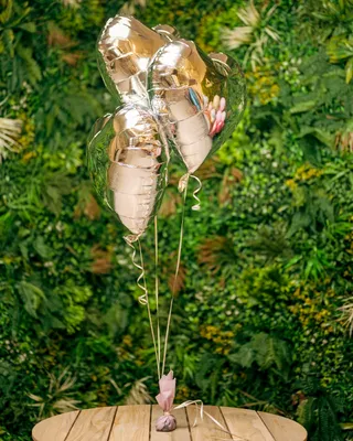 Balloons Silver heart