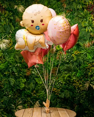 Balloons Baby-girl delivery in Dubai