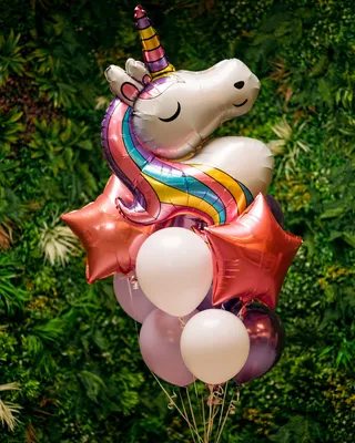 The Unicorn balloon set delivery in Dubai