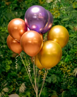 Bunch of metalic balloons delivery in Dubai