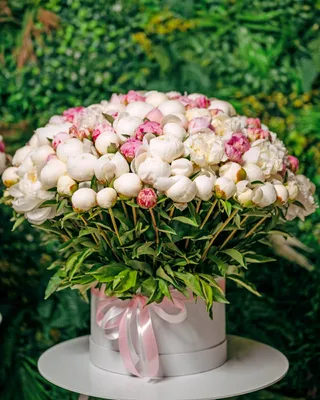 Peony love is in the air bouquet