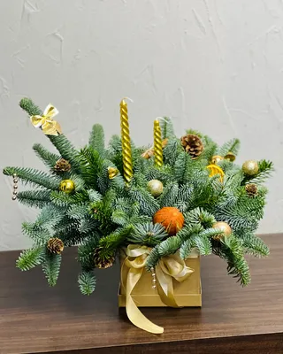 Golden spirit box arrangement delivery in Dubai