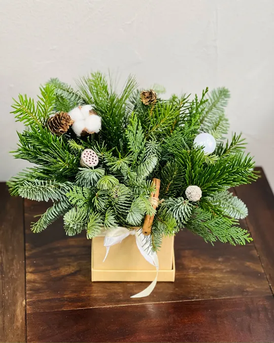 Рождественская композиция With nature