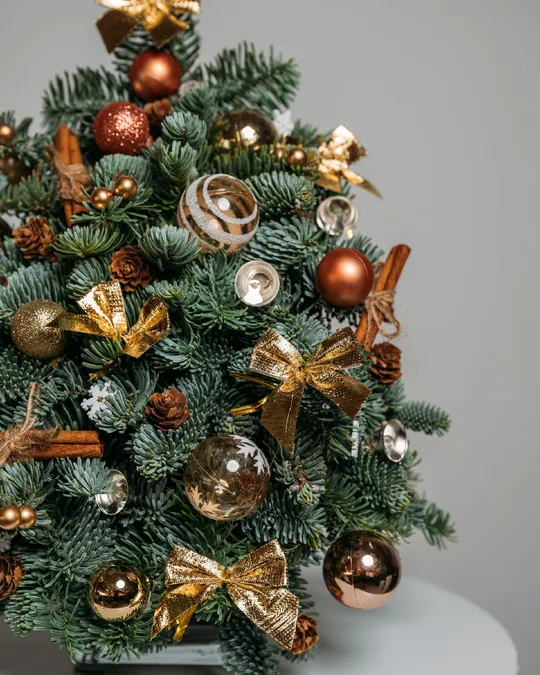 Christmas tree Bronze lights (size S)