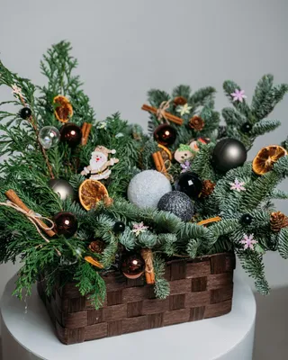 Christmas box arrangement Star lights