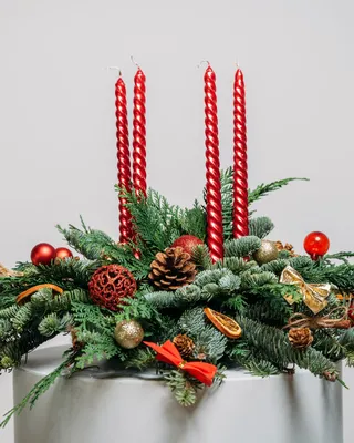 Christmas table centerpiece Spark the eve