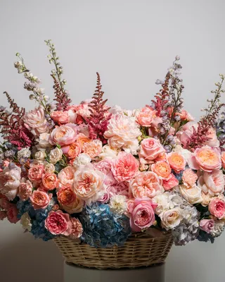 ترتيب سلة جنة الإزهار