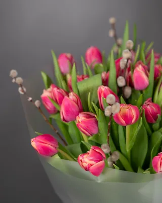 Tulips bouquet Whispering Spring