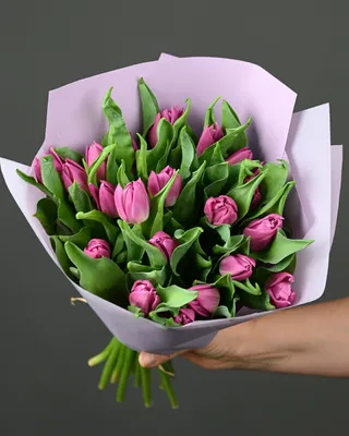Tulips bouquet Velvet Blossoms delivery in Dubai