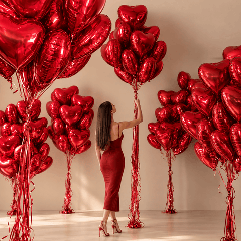 Valentines Day Balloons - DJ flowers