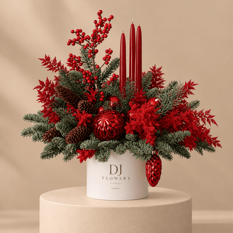 Christmas Box Arrangements - DJ flowers