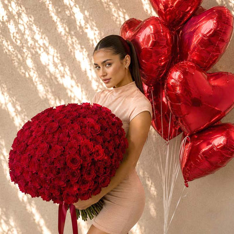 Roses for Valentine Day - DJ flowers