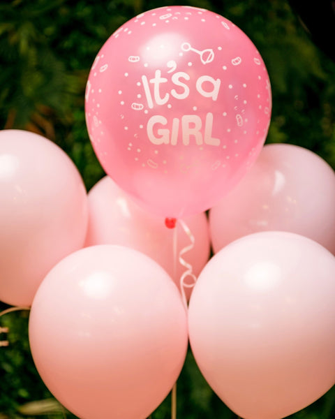 Balloons Baby gender reveal set - DJ flowers