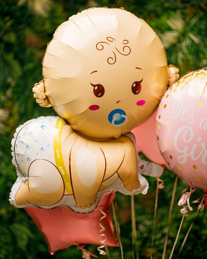 Balloons Baby-girl - DJ flowers
