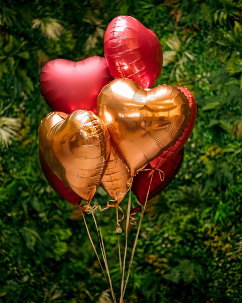 Balloons Beloved hearts - DJ flowers