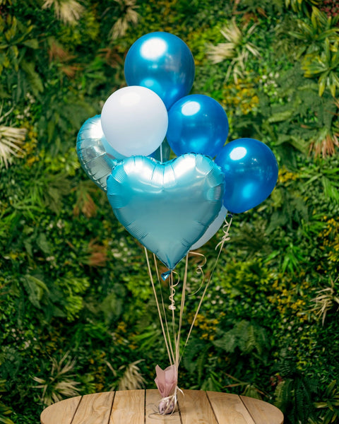Balloons Blue vibes set - DJ flowers