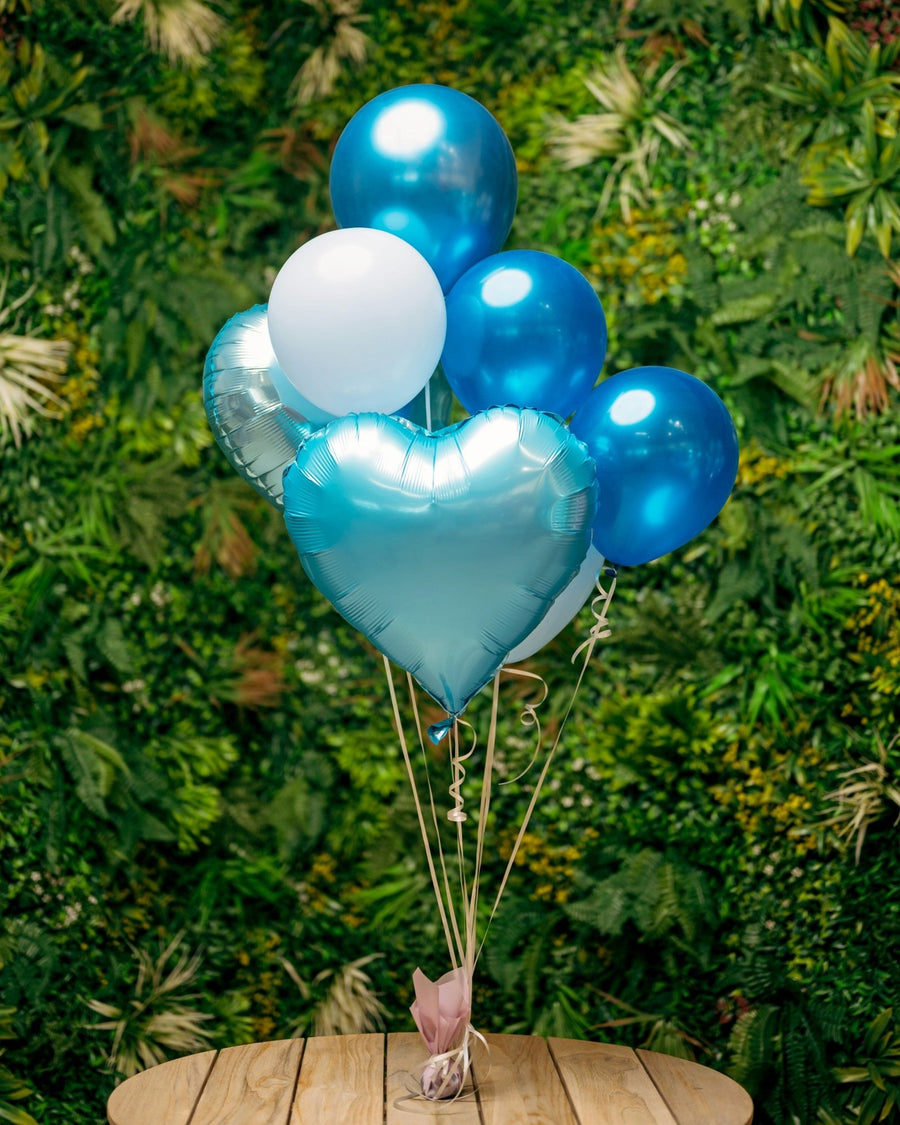 Balloons Blue vibes set - DJ flowers