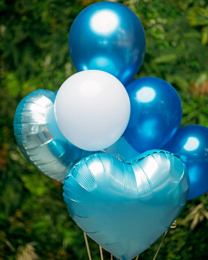 Balloons Blue vibes set - DJ flowers