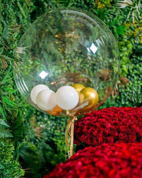 Balloons Transparent beauty - DJ flowers
