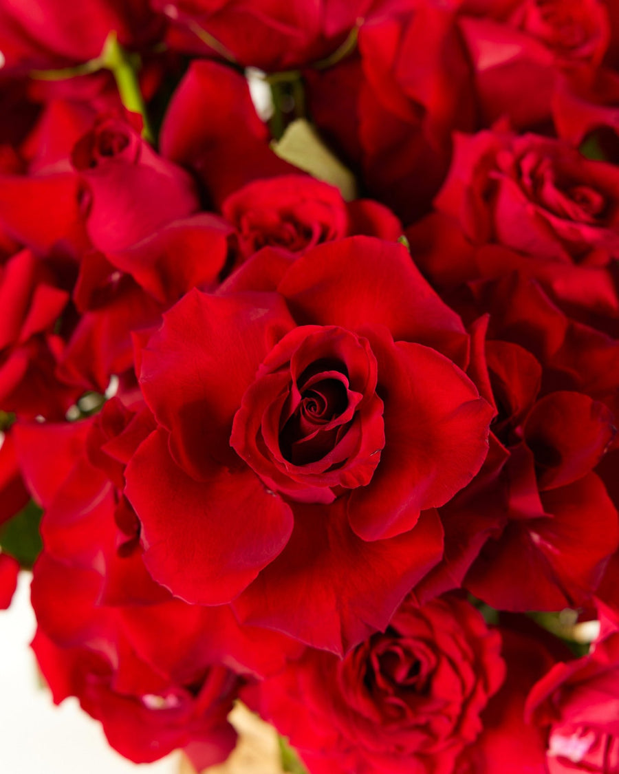 Basket arrangement Fireworks - DJ flowers