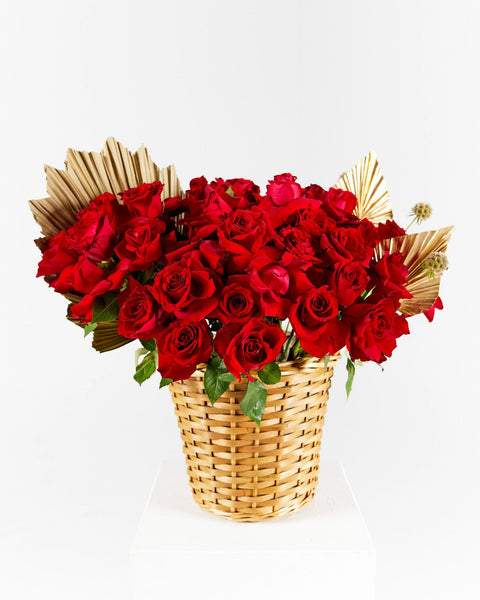 Basket arrangement I’m loving it - DJ flowers