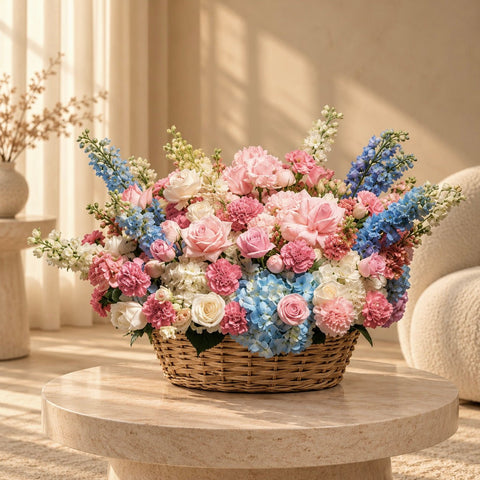 Basket arrangement Wonderful day - DJ flowers