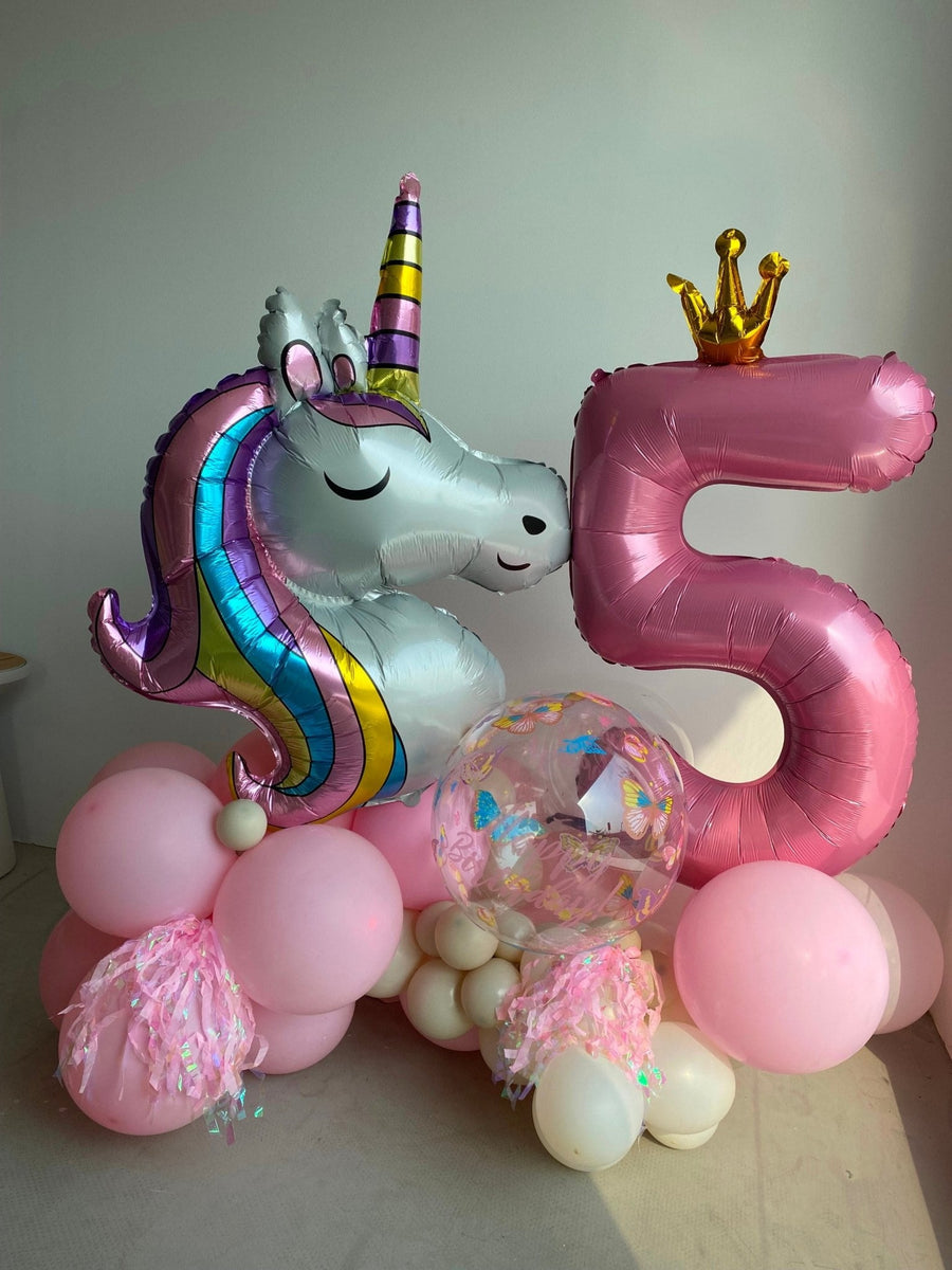 Birthday Balloon set Unicorn Fantasy - DJ flowers