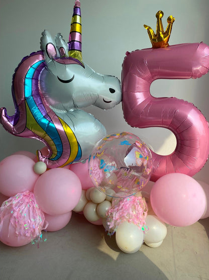 Birthday Balloon set Unicorn Fantasy - DJ flowers